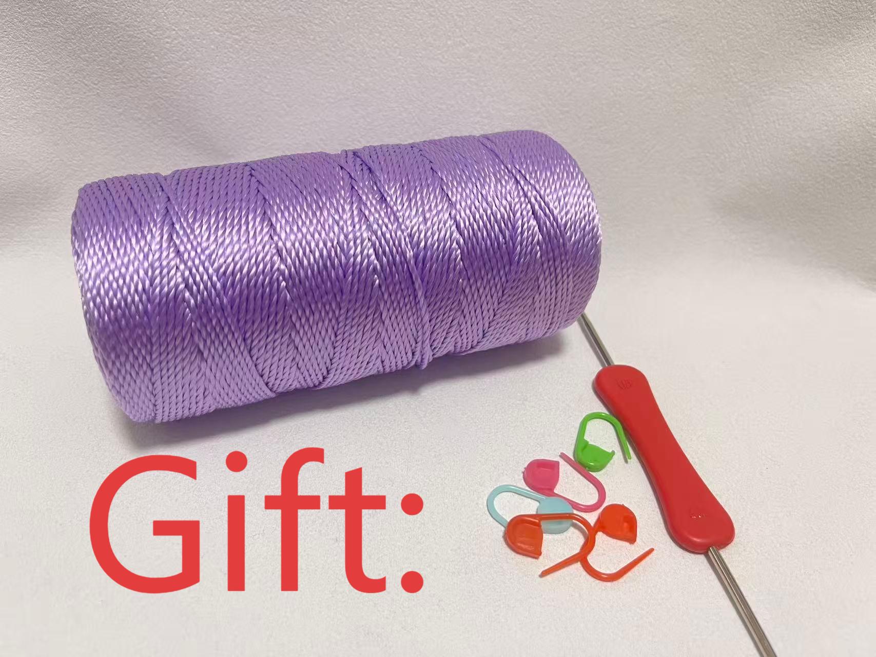 Art Craft Yarn - 1,5 mm 200 m gekleurd polypropyleen