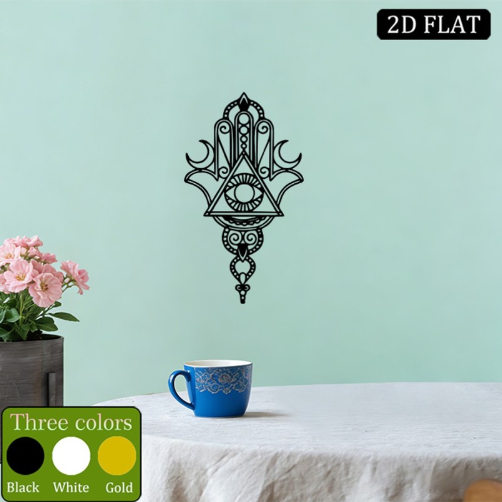 Art & Craft Zone - CIFBUY IJzeren Wanddecoratie Hamsa Boze Oog