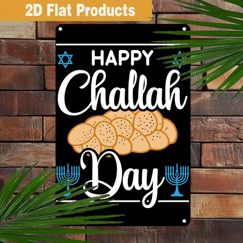 Art & Craft Zone - CIFBUY Vintage Joodse Challah Menorah Aluminium