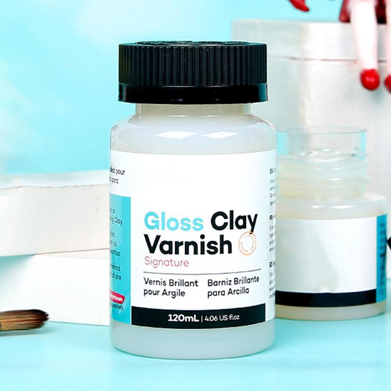 Air Dry Clay - 120ml Acrylvernis Glans Klei Luchtdroge Vernis