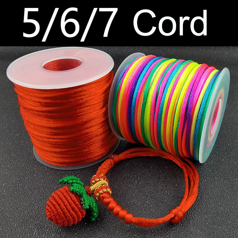 Macrame Cord Cotton - 2Mm Rood Nylon Koord Draad Voor