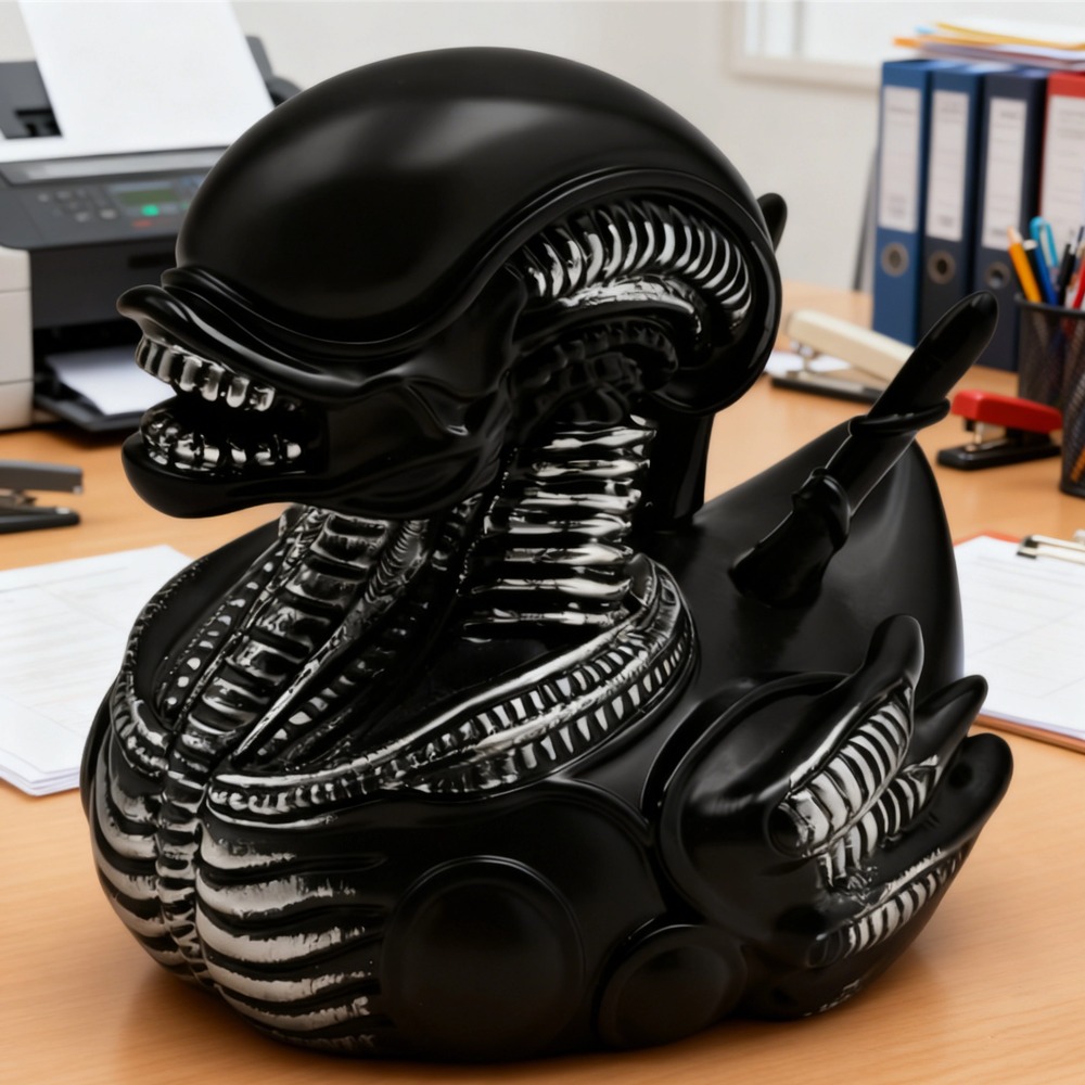 Art Craft Duck - Alien Duck hars standbeeld, Evil Alien