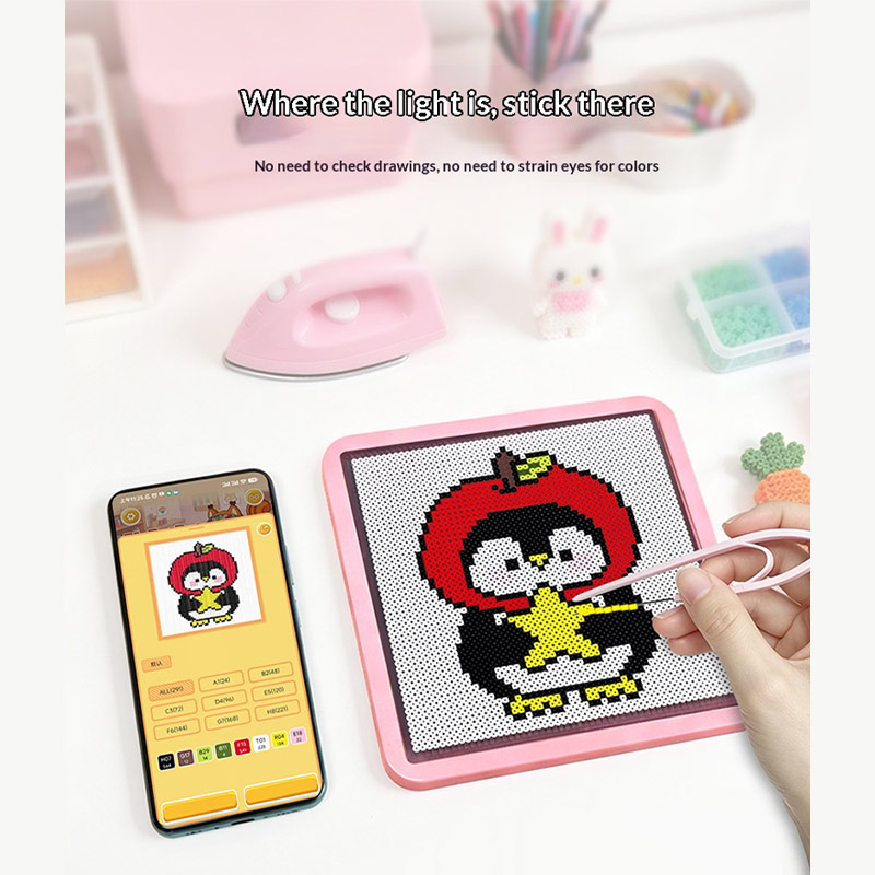 Art Craft App - LED Intelligente Perler Bead Pegboard met