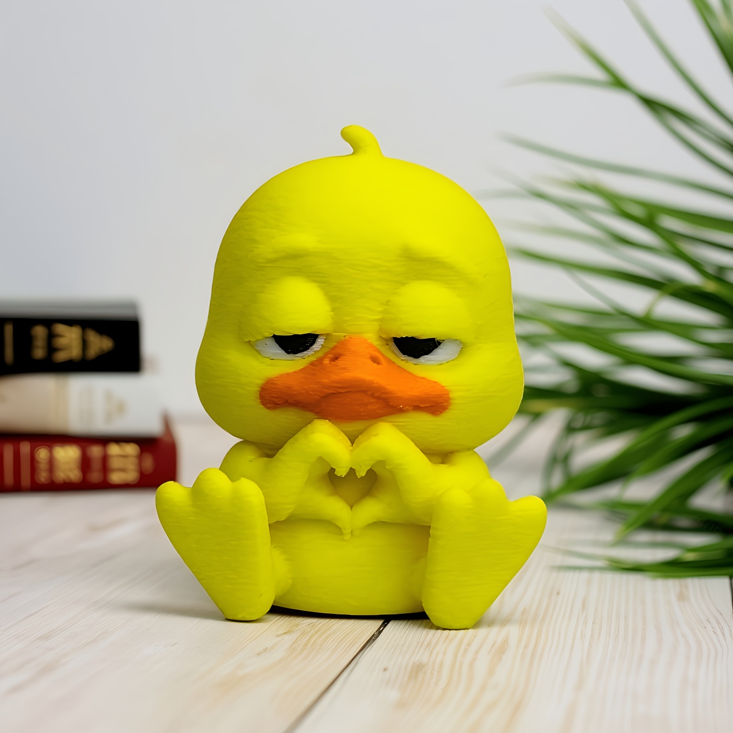Art Craft Duck - 1pc schattig hart handen eend auto