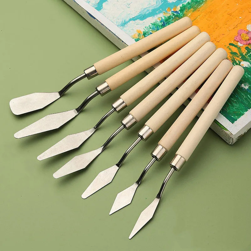 Painting Knife Palette - 1/2 Set Olieverfschraper Paletmes Waterverf Fijne