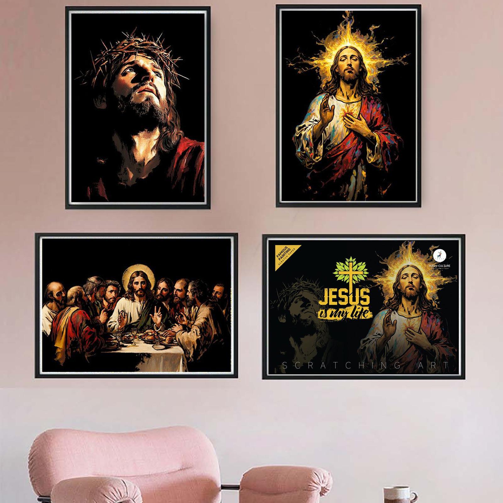 Krasboek Jesus Scratch Paintin - Art Craft For 3 Year Old recensie en prijs