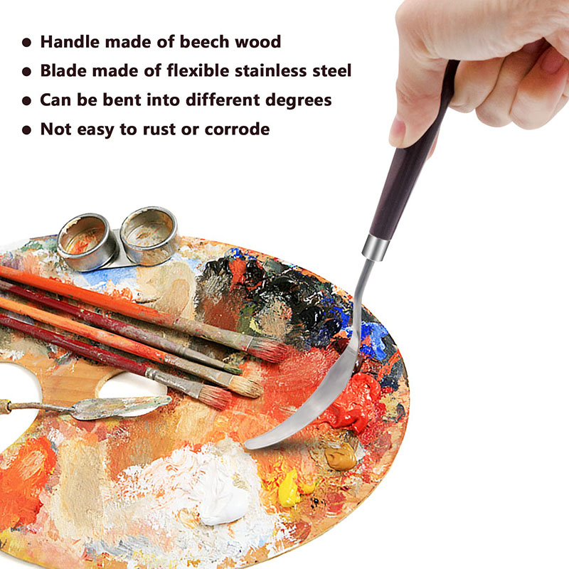 11-delige verfmesjesset van ro - Painting Knife Palette recensie en prijs