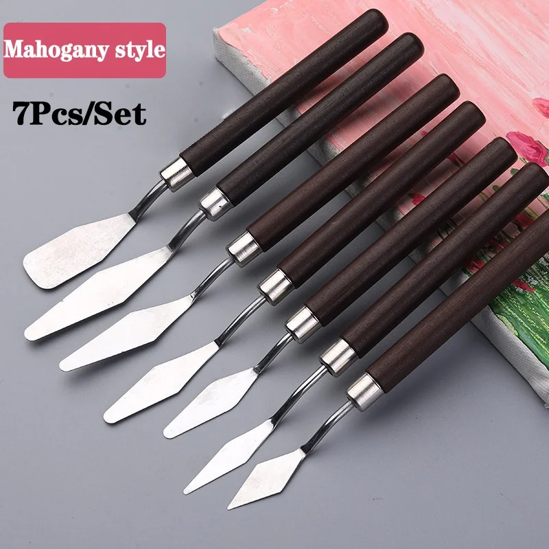 5/7 stuks set kunst olieverfsc - Painting Knife Palette recensie en prijs