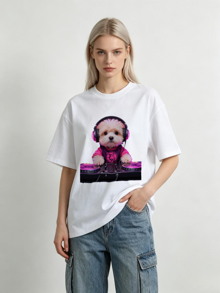 T-shirts Dames Jacquard geweve - Art Craft Letter T recensie en prijs
