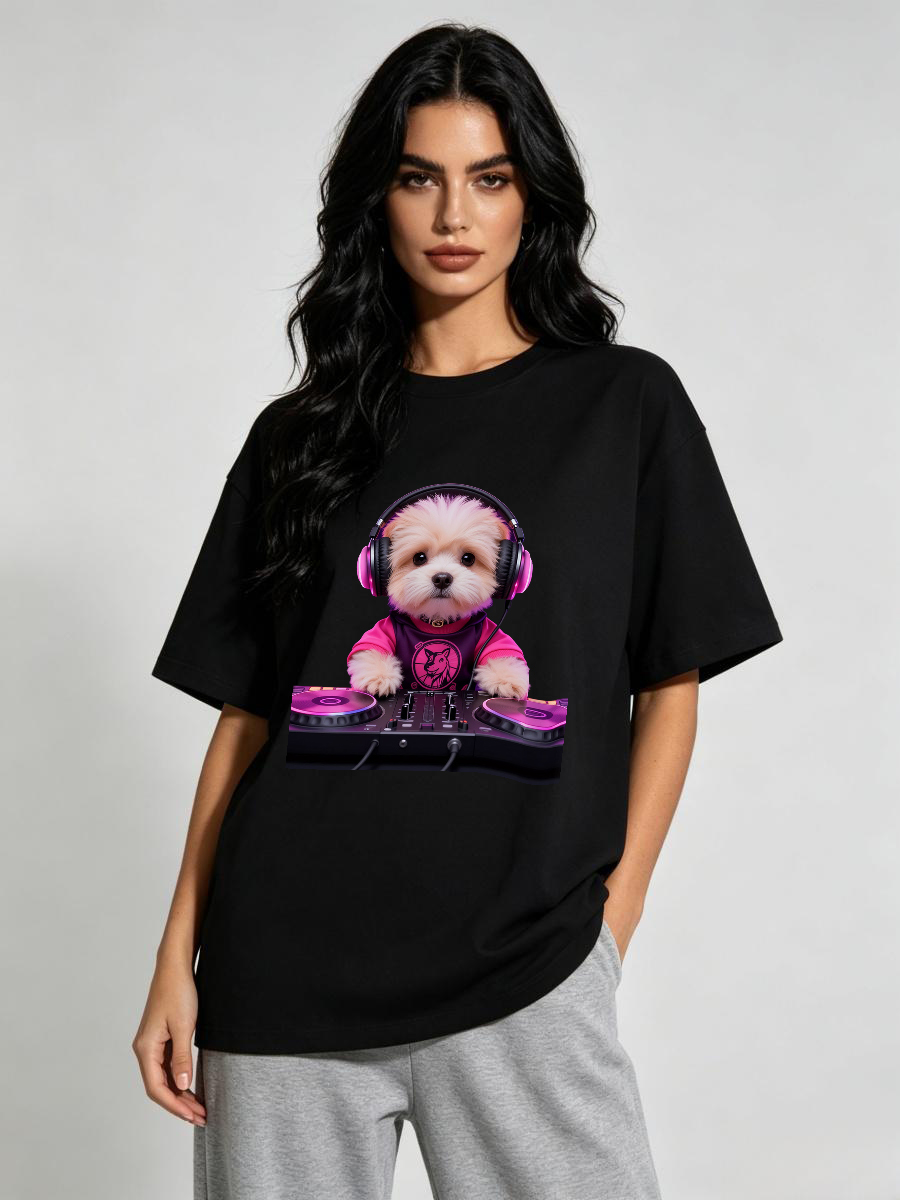 T-shirts Dames Jacquard geweve - Art Craft Letter T recensie en prijs