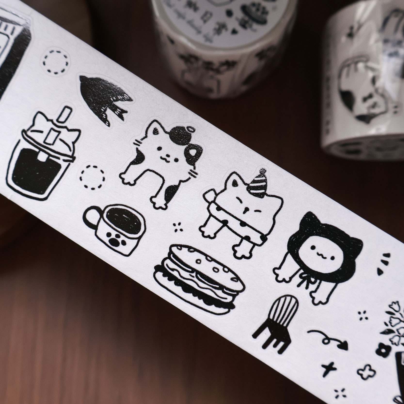 YiEr Studio Vintage Daily Cat' - Washi Tape Rolls recensie en prijs