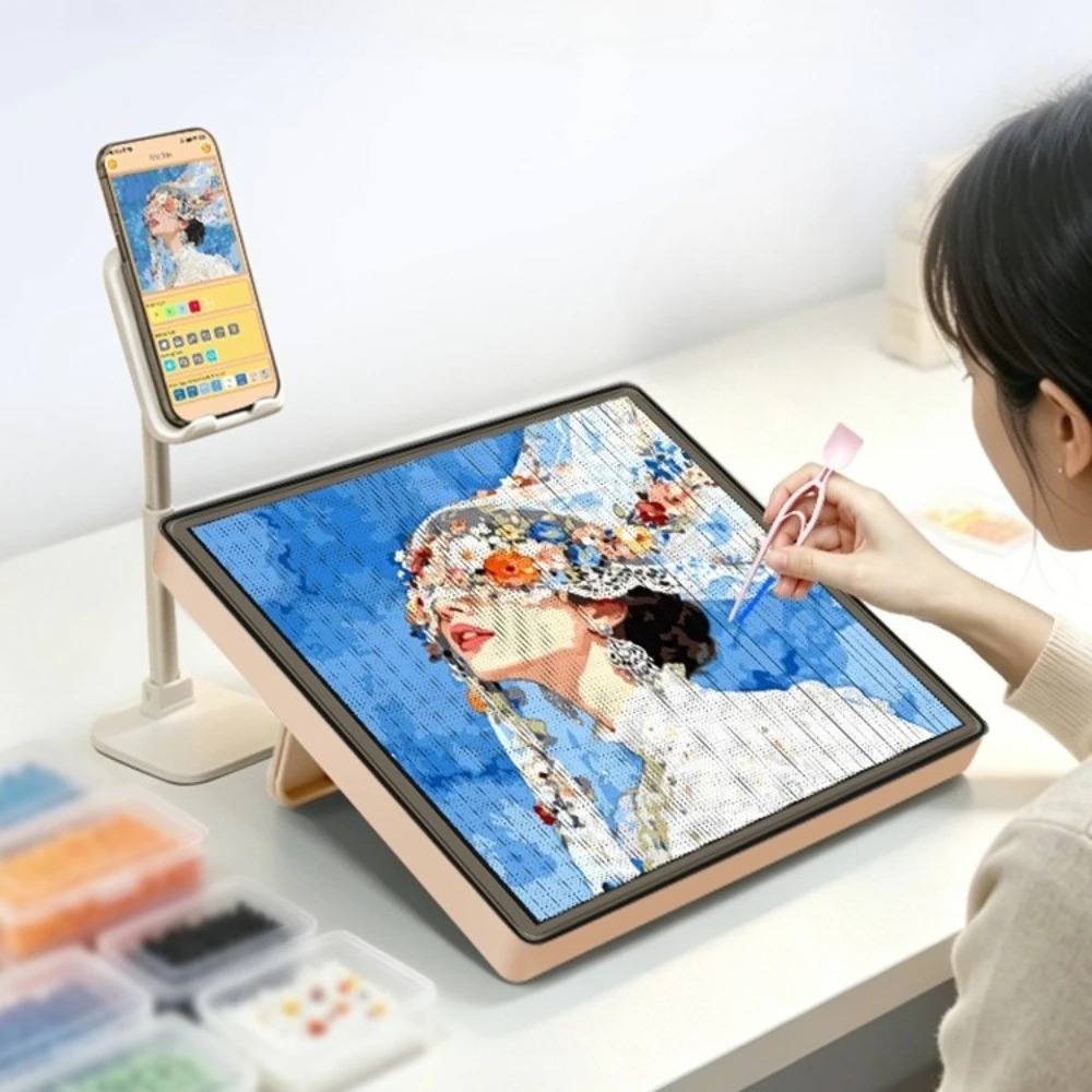 Slim LED-lichtbord Pixel Art D - Art Craft App recensie en prijs
