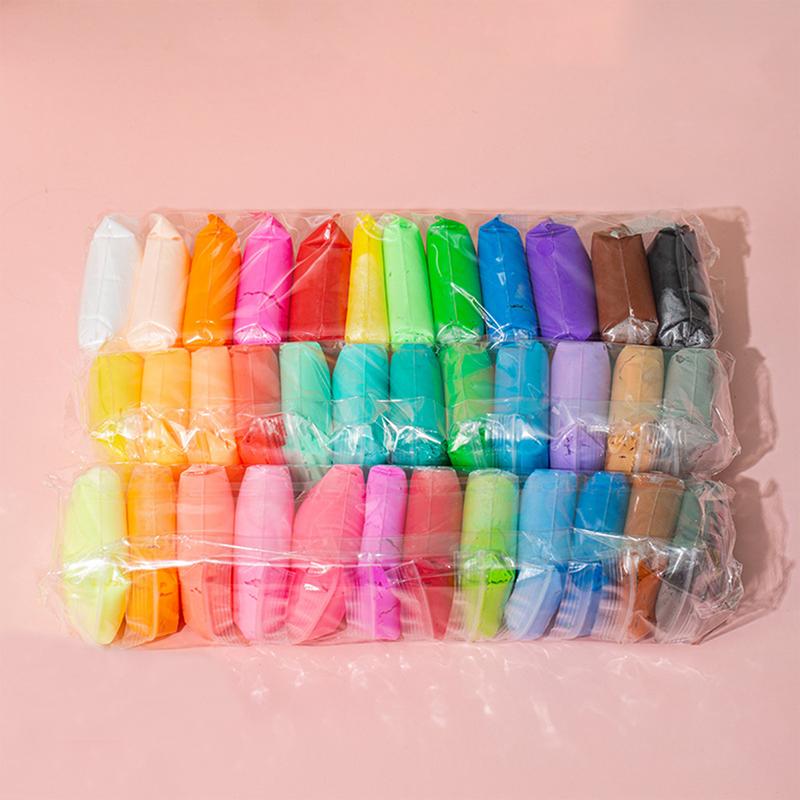 Gekleurde klei kindermodelleer - Air Dry Clay recensie en prijs