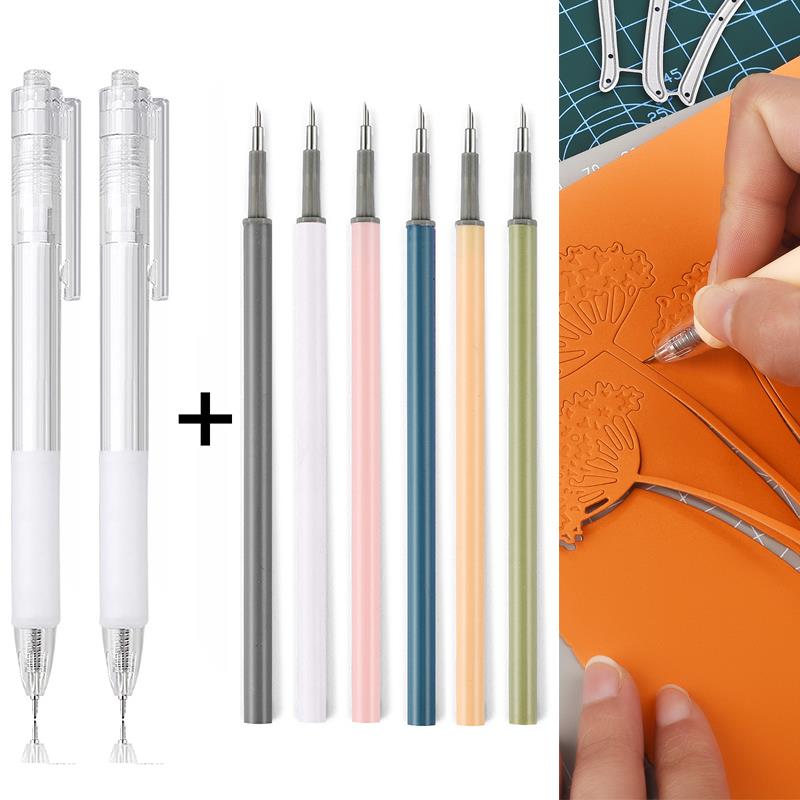 2 + 6 Stuks Mes Pen Refill Set - Art Craft Knife recensie en prijs