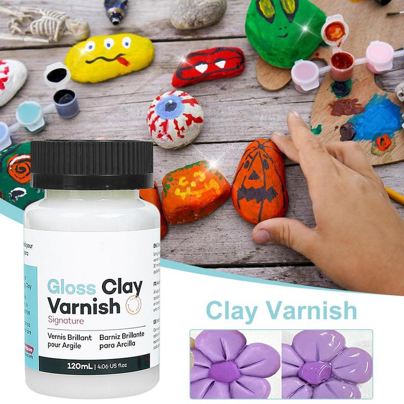 120ml Acrylvernis Glans Klei L - Air Dry Clay recensie en prijs
