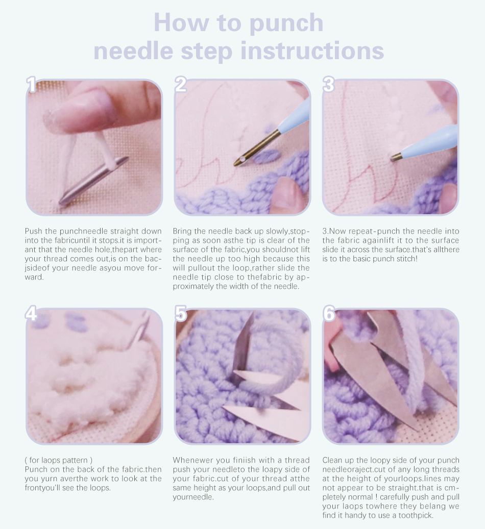 Punch Needle Borduurset voor V - Art Craft Yarn recensie en prijs