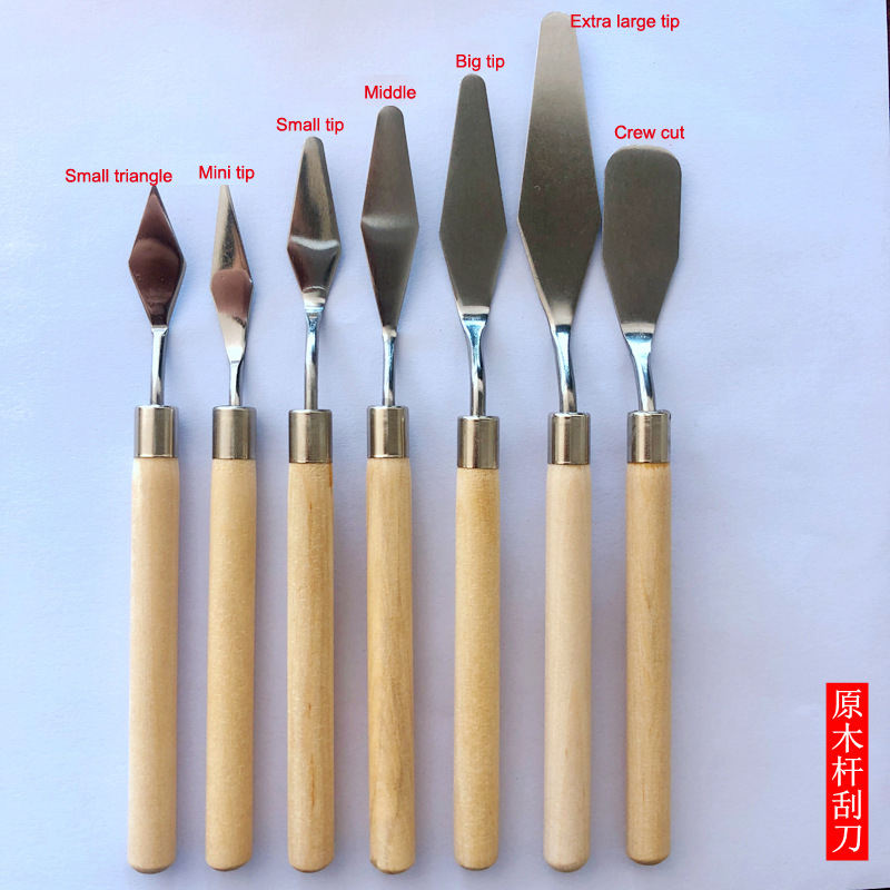 【Happy】7 stks/set roestvrijsta - Painting Knife Palette recensie en prijs