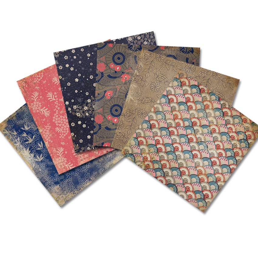 24 Vellen Vintage Japanse Stij - Art Craft Background recensie en prijs