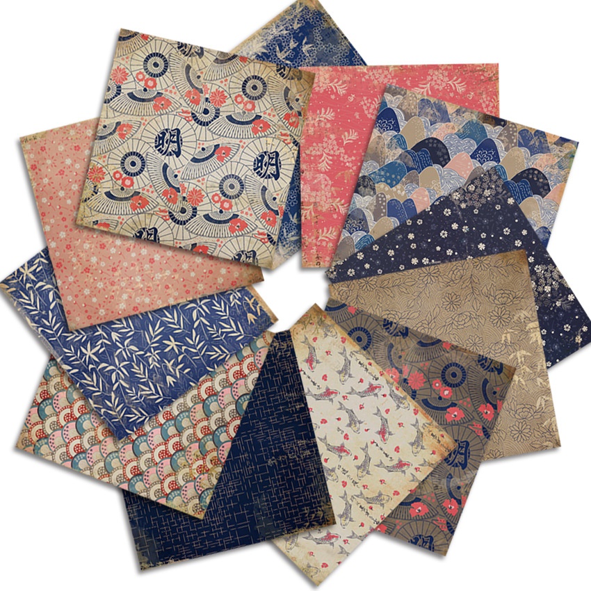 24 Vellen Vintage Japanse Stij - Art Craft Background recensie en prijs