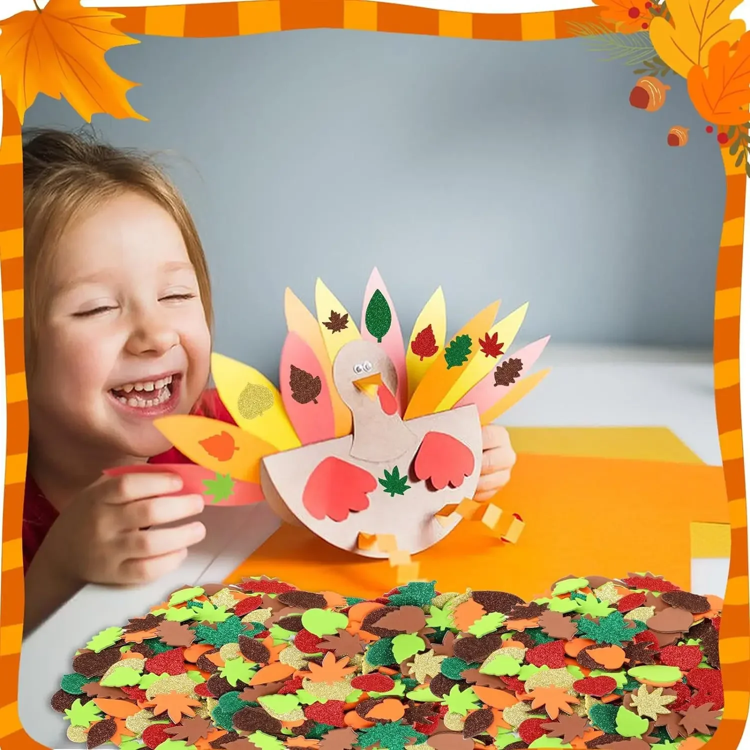 Thanksgiving, Herfst Ambachtel - Art Craft With Leaves recensie en prijs