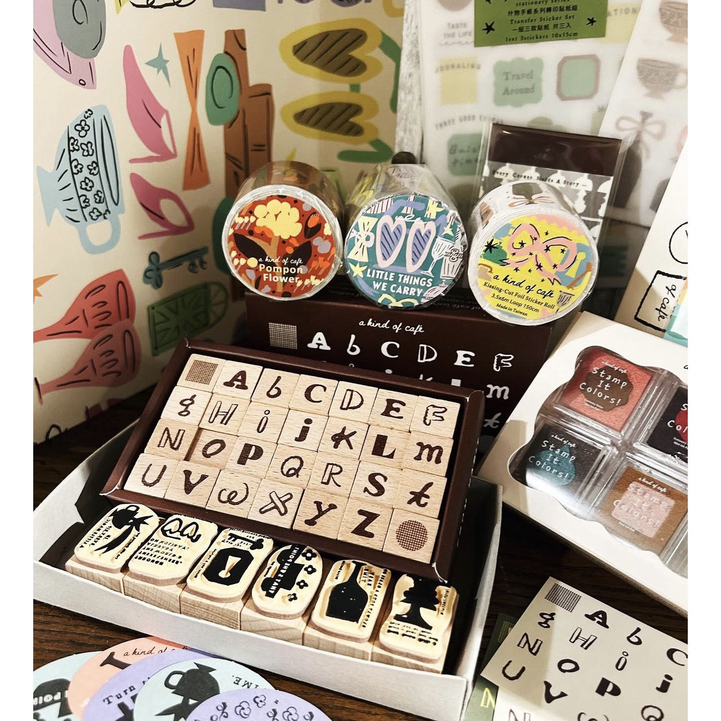 Een soort café-studio vintage  - Washi Tape Rolls recensie en prijs