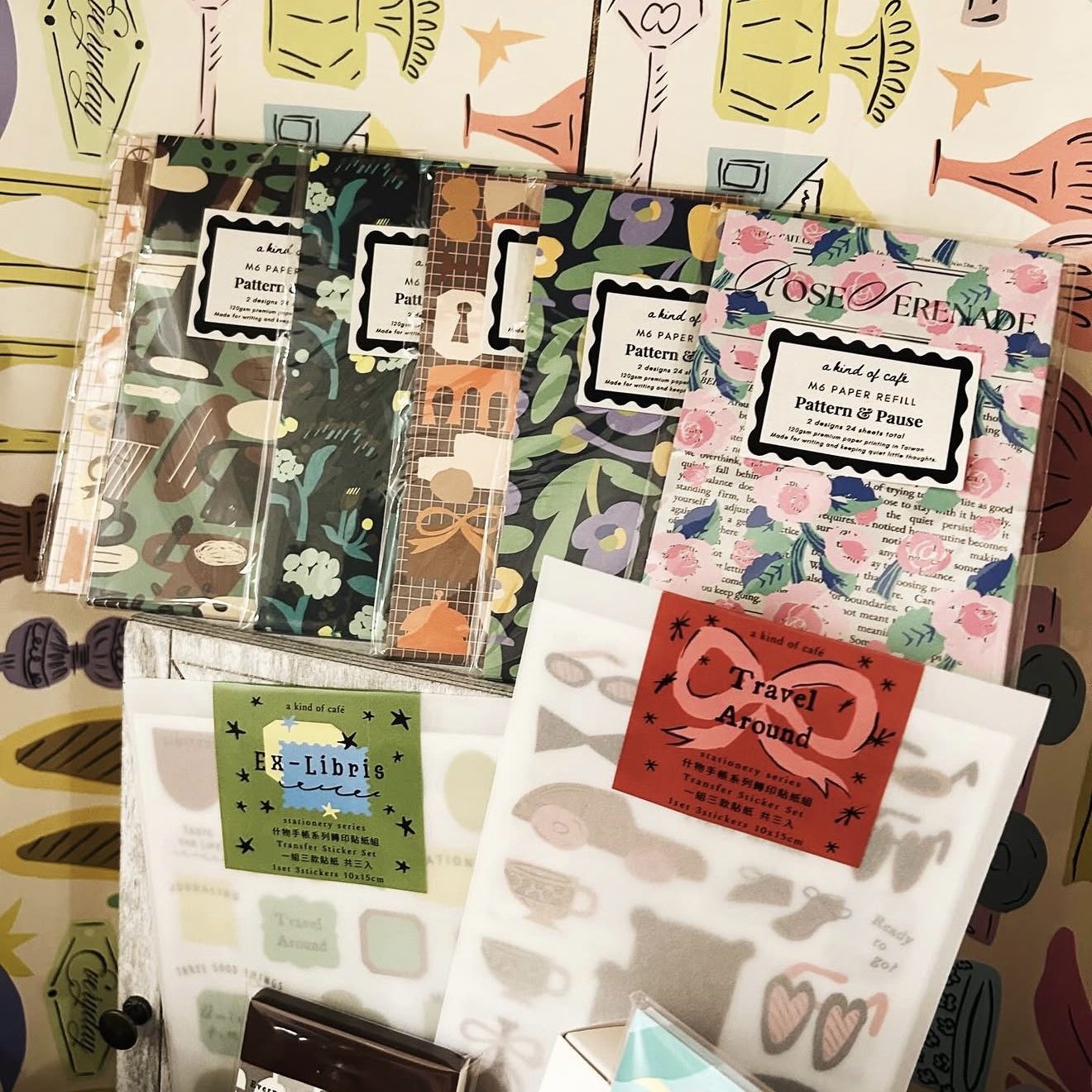 Een soort café-studio vintage  - Washi Tape Rolls recensie en prijs