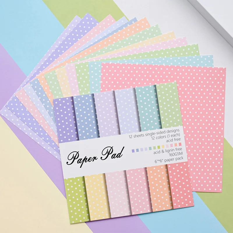 12 velletjes 6x6 inch papier m - Art Craft Background recensie en prijs