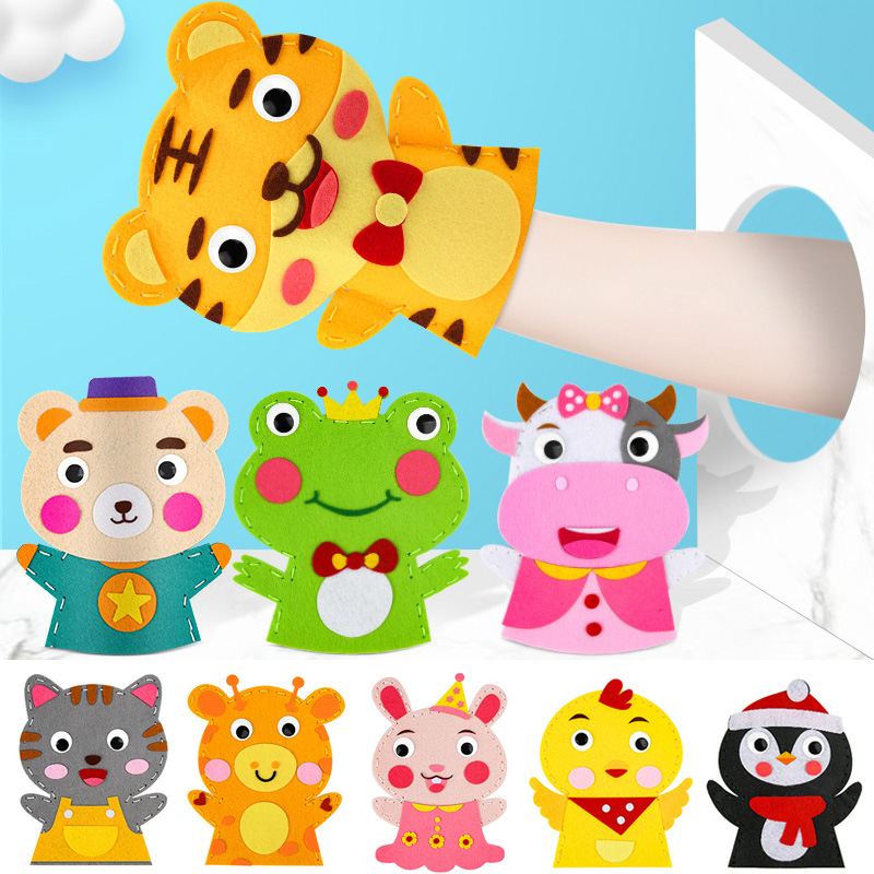 Leuke Cartoon Dier Handpop Kin - Art Craft For 3 Year Old recensie en prijs