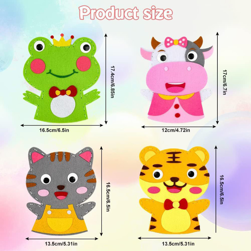 Leuke Cartoon Dier Handpop Kin - Art Craft For 3 Year Old recensie en prijs