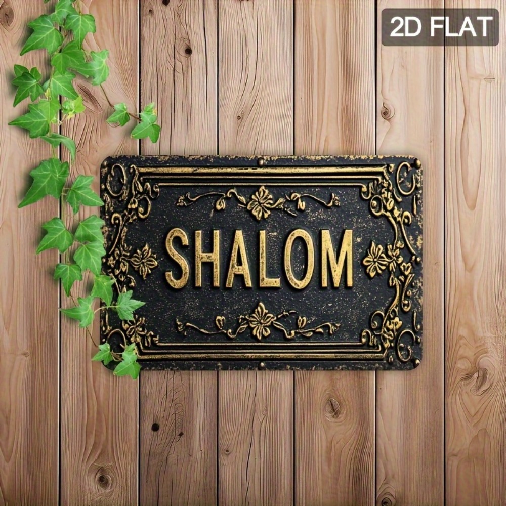 CIFBUY Shalom Zwart Goud Bloem - Art & Craft Zone recensie en prijs