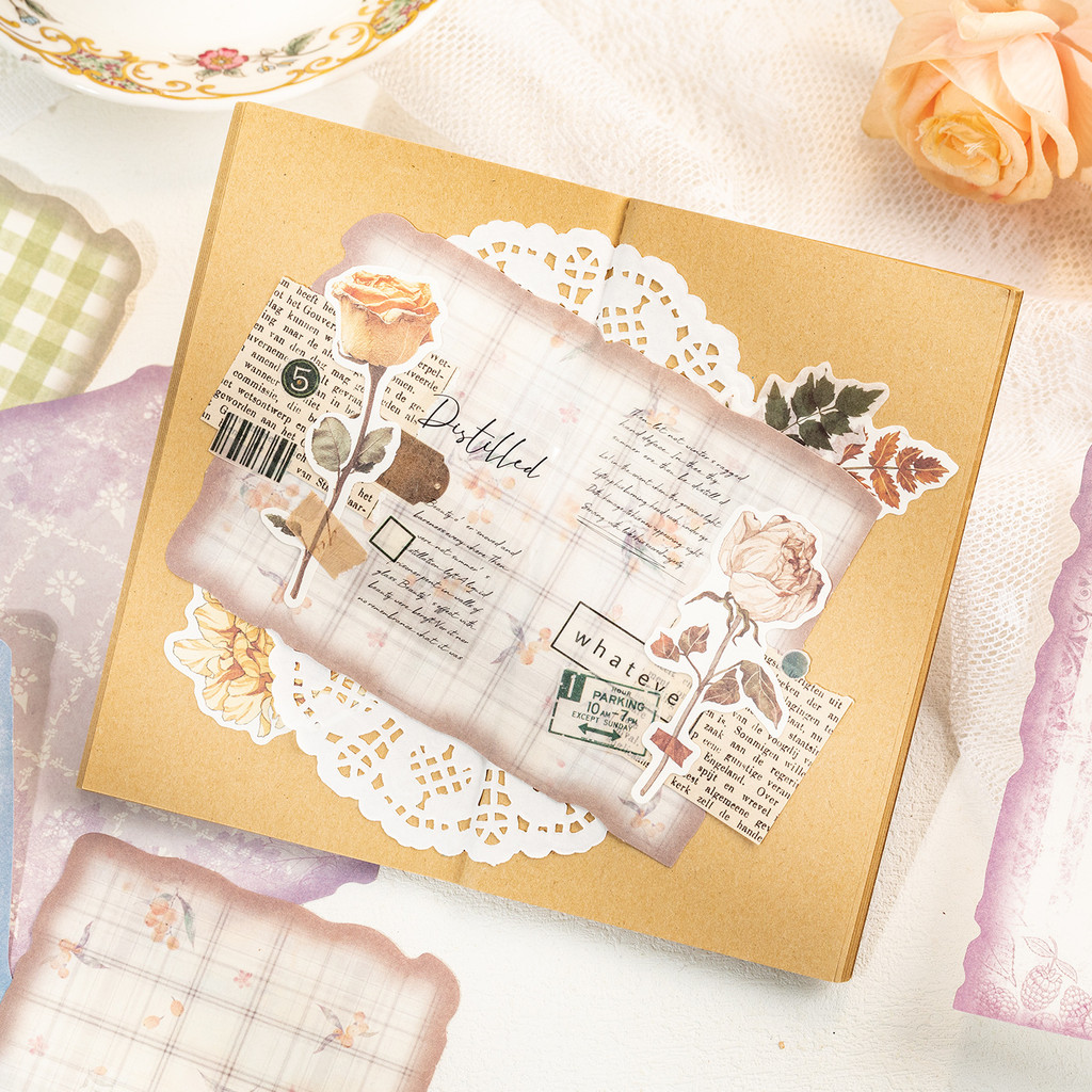 30 vellen vintage scrapbookpap - Art Craft Background recensie en prijs