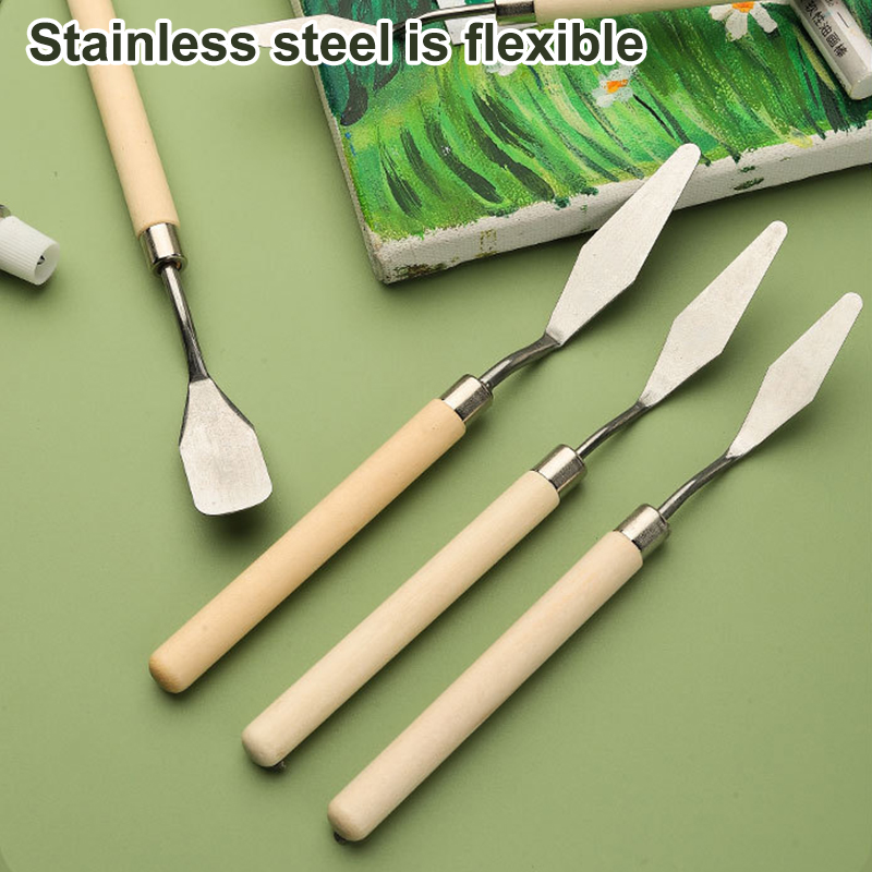 ★ ▲ 7 stks/set Rvs Olieverfsch - Painting Knife Palette recensie en prijs