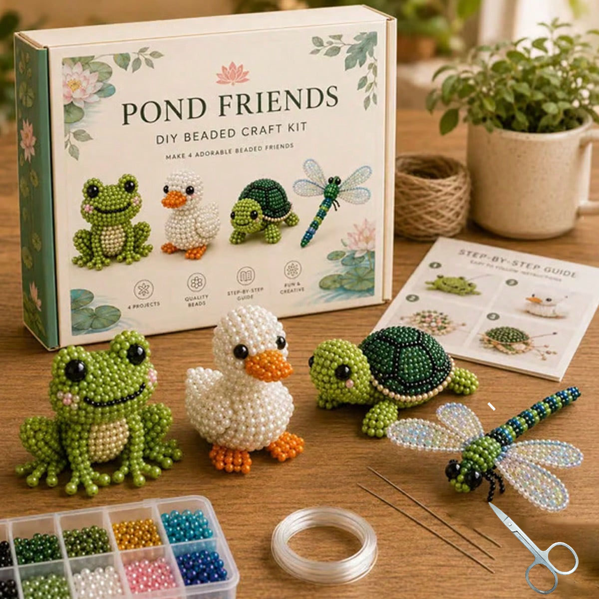 Mini 3D-dierenset met kralen,  - The Art And Craft Of Jewelry recensie en prijs