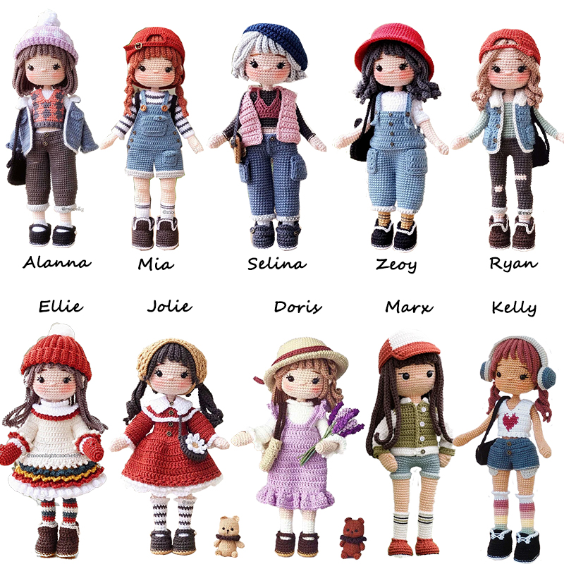 Gehaakte meisjes Amigurumi geh - Art Craft Yarn recensie en prijs