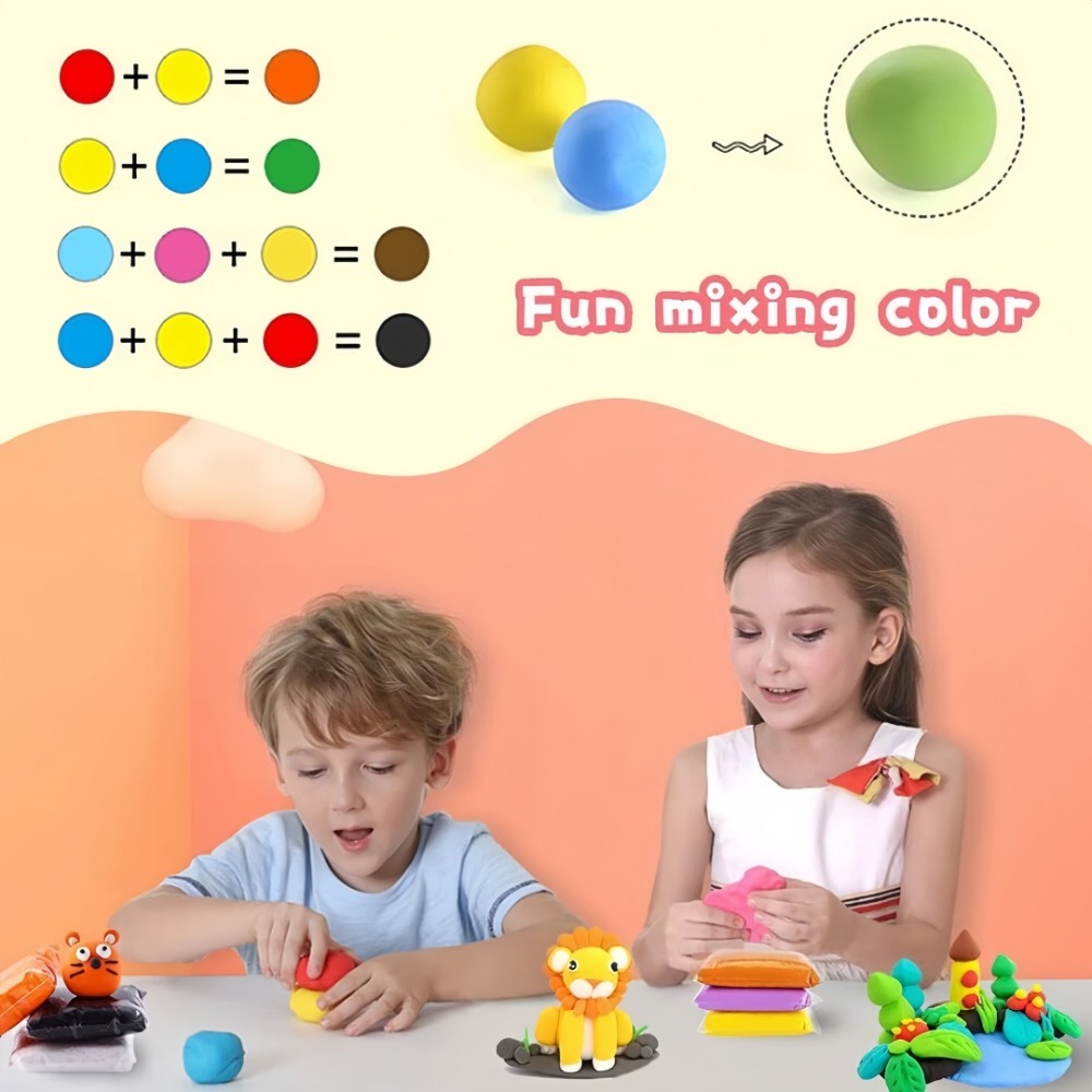 Kinderen Ultra Lichte Klei DIY - Air Dry Clay recensie en prijs