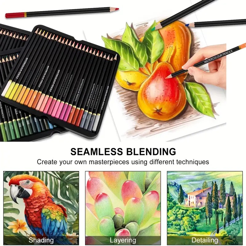 Brutfuner 72-aquarelpotloden - - Colored Pencil Professional recensie en prijs