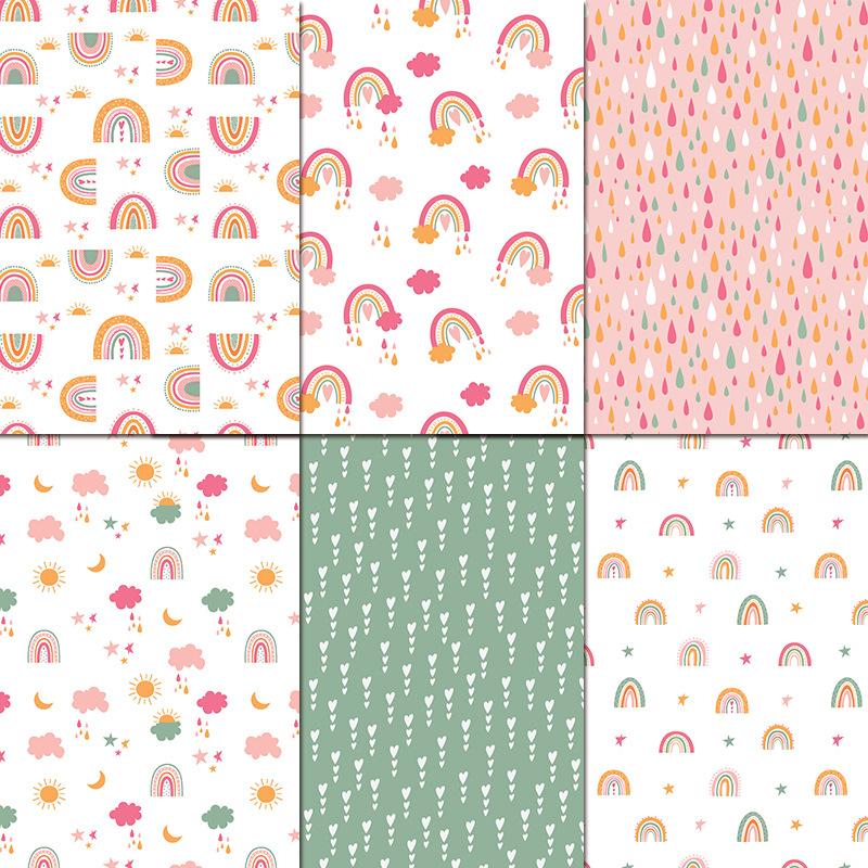 24 vellen/set regenboog knutse - Art Craft Background recensie en prijs