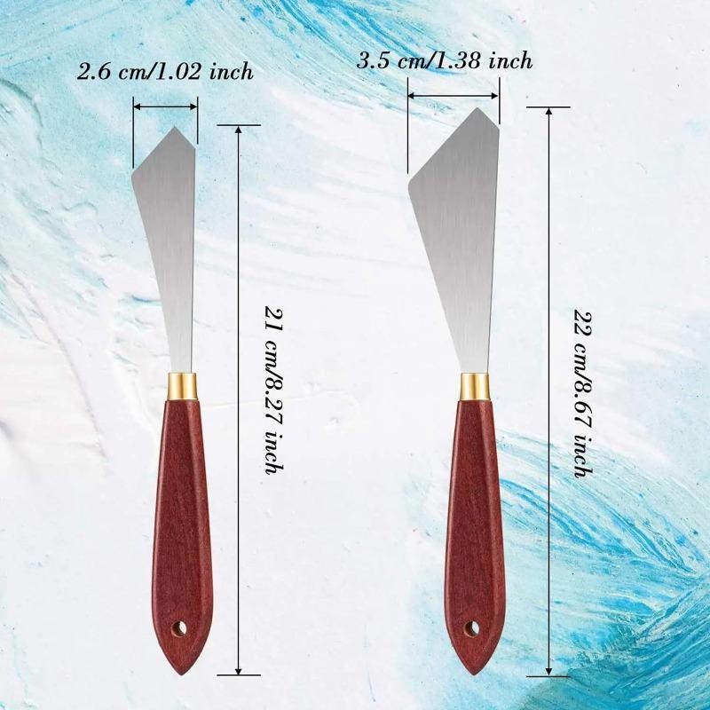 2 stuks schildermes set schild - Painting Knife Palette recensie en prijs