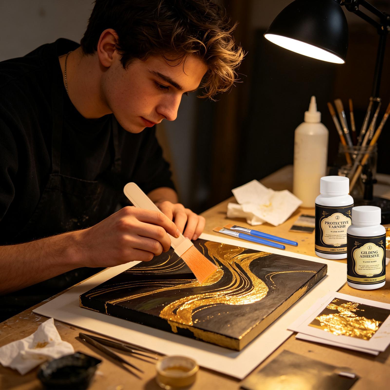 Verguldingslijm op waterbasis, - Art Craft With Leaves recensie en prijs