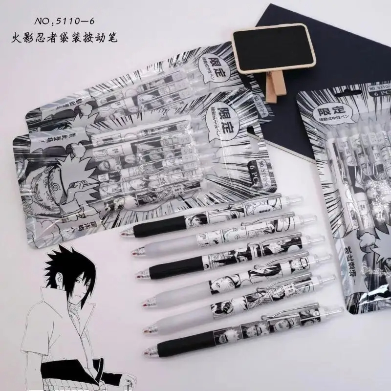 Naruto 6 Stks/set Gel Pen Anim - Calligraphy Pen Set recensie en prijs