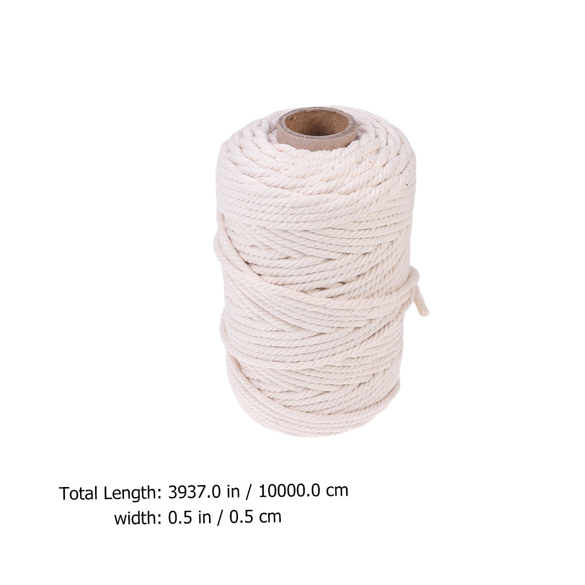 100M Natuurlijk Katoenen Touw  - Macrame Cord Cotton recensie en prijs