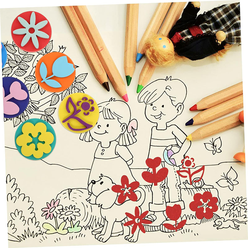 6 Stks/zak Schuimstempels Voor - Art Craft For 3 Year Old recensie en prijs