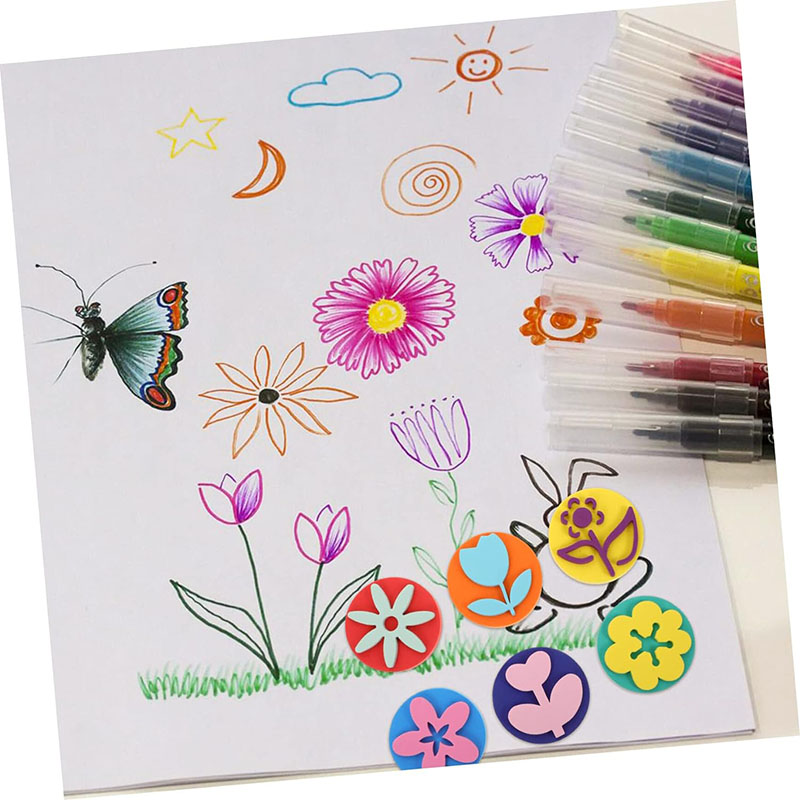 6 Stks/zak Schuimstempels Voor - Art Craft For 3 Year Old recensie en prijs