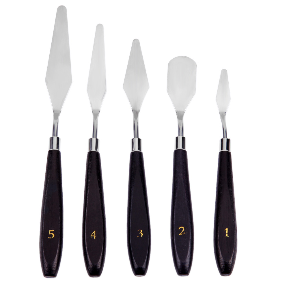 5-delige schildermessen set me - Painting Knife Palette recensie en prijs