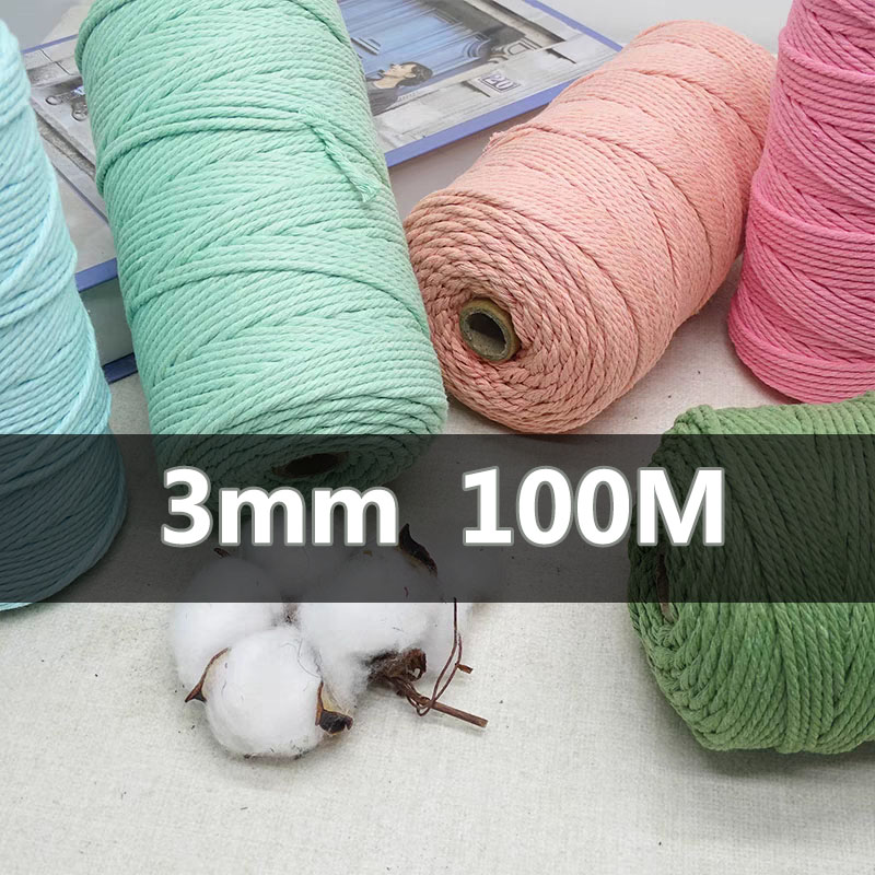 3mm 100M Macrame Koord Touw Ka - Macrame Cord Cotton recensie en prijs