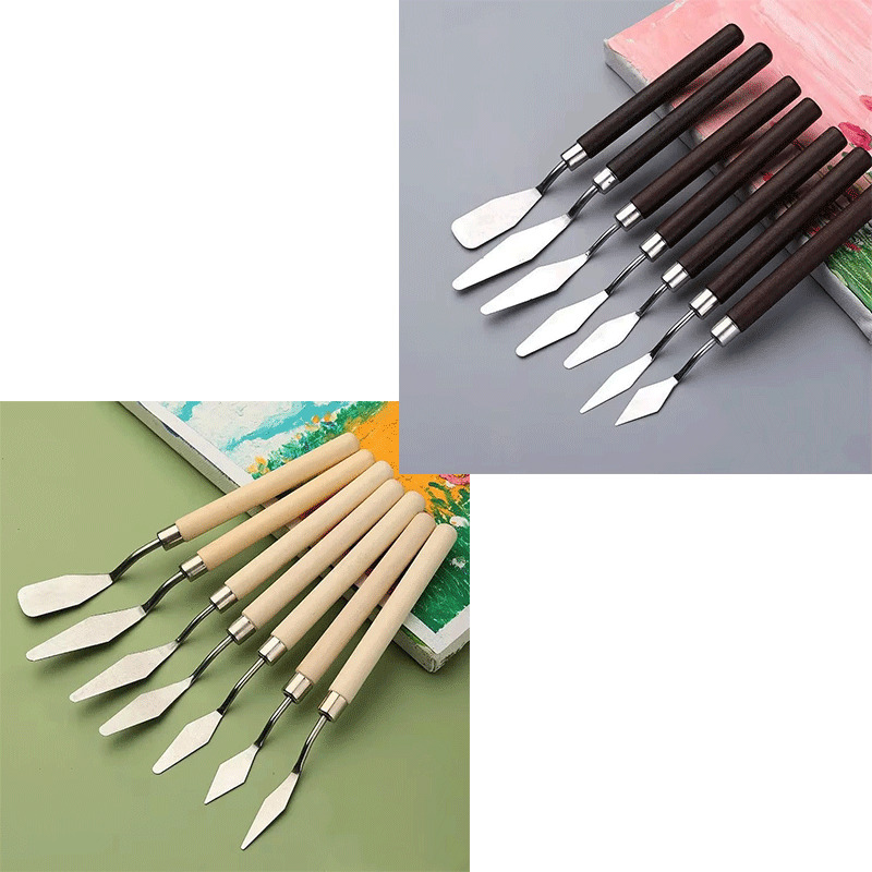 1/2 Set Olieverfschraper Palet - Painting Knife Palette recensie en prijs