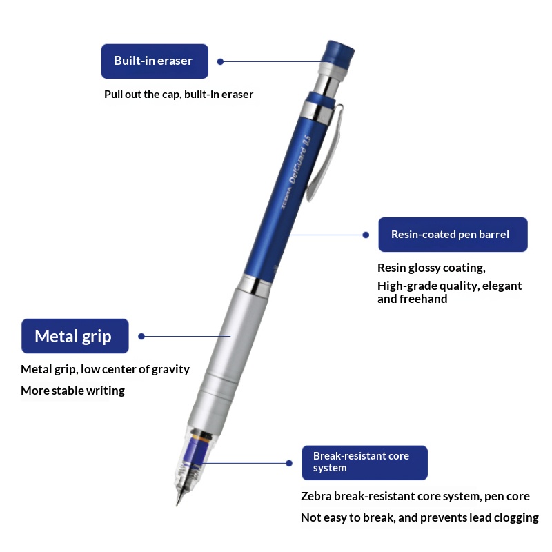 Japanse ZEBRA DelGuard MA86 me - Colored Pencil Professional recensie en prijs