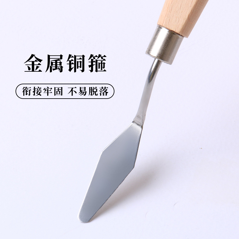 Olieverf houten schraper Verfp - Painting Knife Palette recensie en prijs