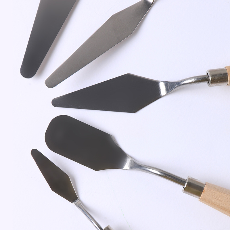 Olieverf houten schraper Verfp - Painting Knife Palette recensie en prijs