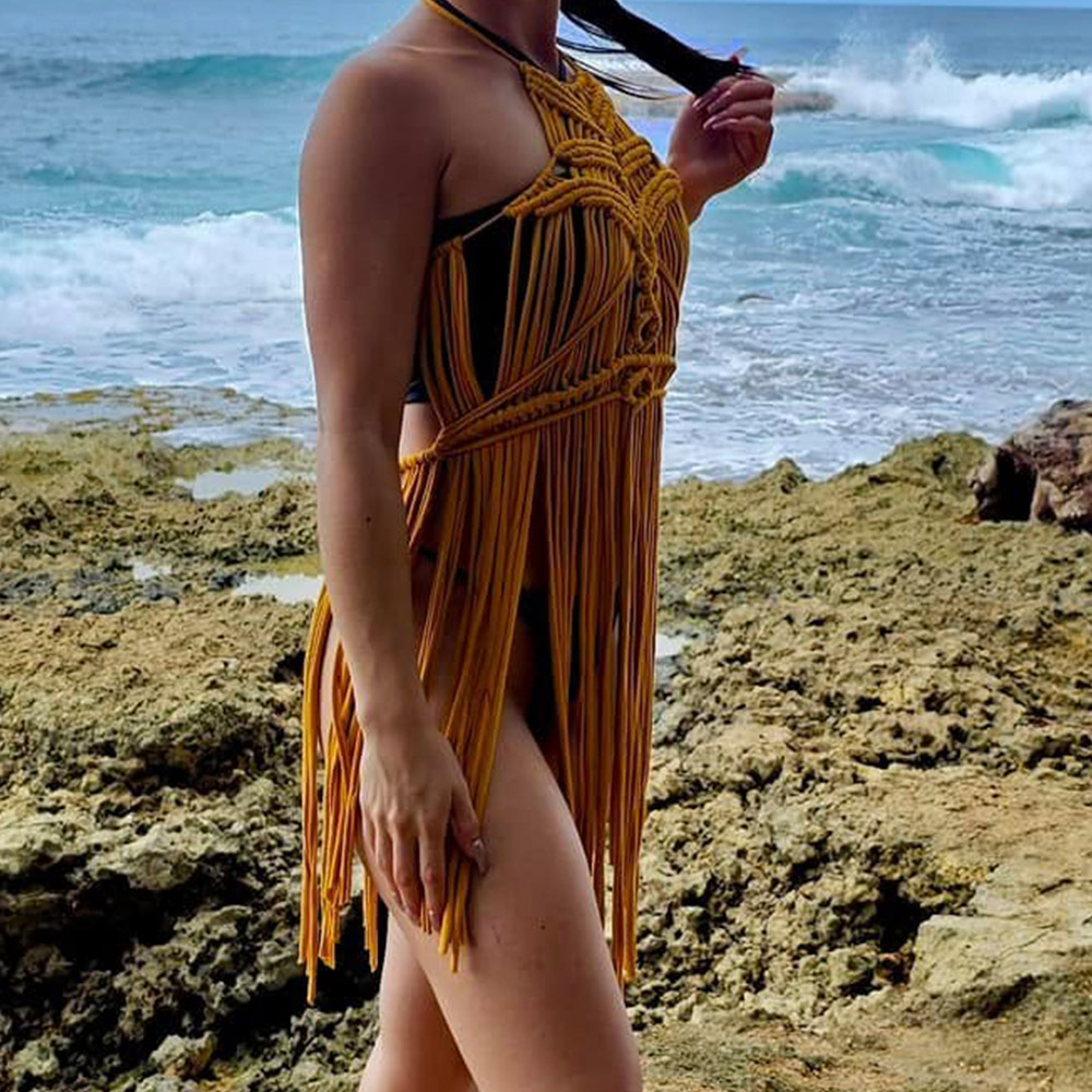 Festivalvakantie Boho strandju - Macrame Cord Cotton recensie en prijs